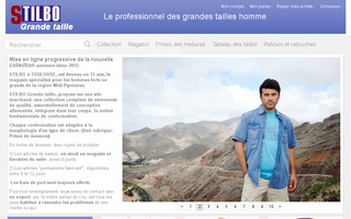 stilbo-grandetaille.fr website preview