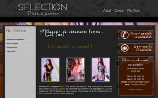 selection-gap.fr website preview