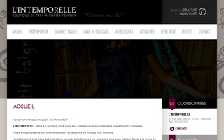 l-intemporelle.fr website preview