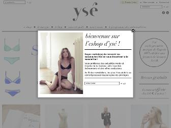 yse-lingerie.com website preview
