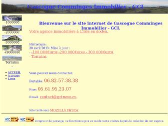 gciimmobilier.free.fr website preview