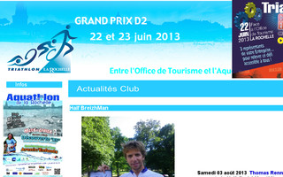 larochelle-triathlon.fr website preview