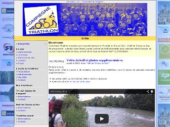 compiegne-triathlon.fr website preview