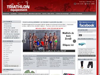 triathlon-equipement.fr website preview