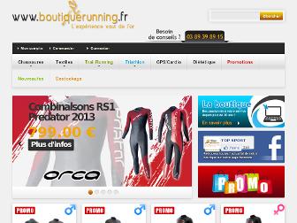 boutique-running.fr website preview
