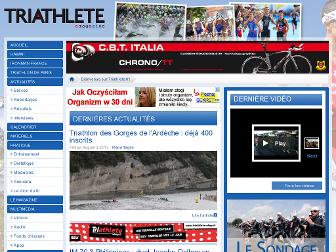 triathlete.fr website preview