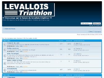 forum.levalloistriathlon.fr website preview