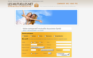 lesmutuelles.net website preview