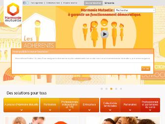 harmonie-mutuelle.fr website preview