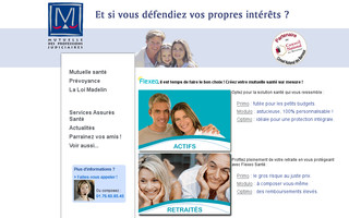 mutuelle-mpj.fr website preview