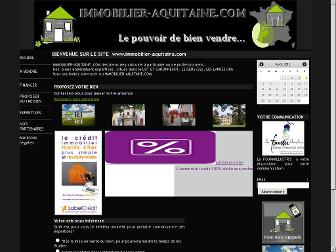 immobilier-aquitaine.com website preview
