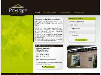 privilegeimmobilier.fr website preview