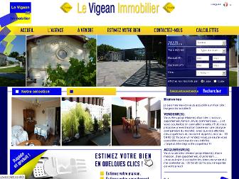 levigeanimmobilier.fr website preview