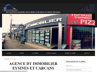 dt-immobilier.fr website preview