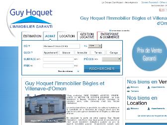guyhoquet-immobilier-villenavedornon.com website preview