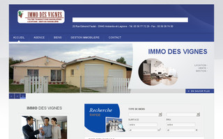 immobilier-ambares.com website preview