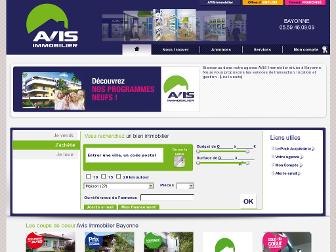 avis-immobilier-bayonne.com website preview