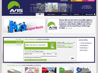 avis-immobilier-lafleche.com website preview