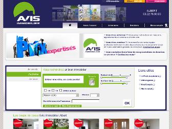 avis-immobilier-albert.com website preview