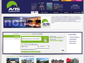 avis-immobilier-vannes.com website preview