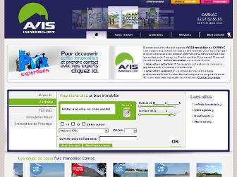 avisimmobilier-carnac.com website preview