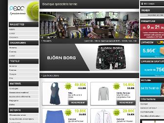 perf-tennis.com website preview