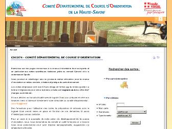 cartes-orientation74.cg74.fr website preview