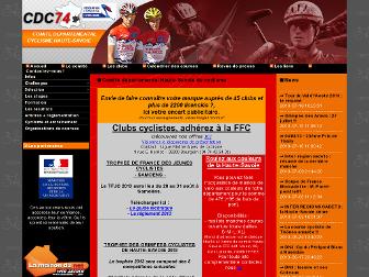 cyclisme-haute-savoie.com website preview
