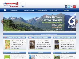 randonnees-midi-pyrenees.com website preview