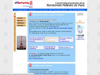 rando-paris.org website preview