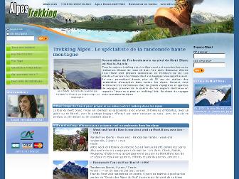 alpes-trekking.fr website preview