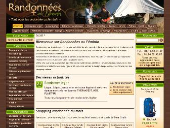 randonnees-au-feminin.com website preview