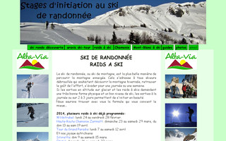 ski-rando.fr website preview