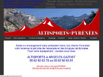 altisports.fr website preview