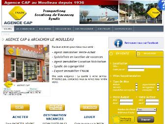agence-cap-immobilier-arcachon.com website preview
