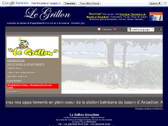 legrillon33.com website preview