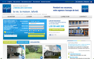 laforet-immobilier-bayonne.com website preview
