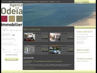 agence-odeia-immobilier.com website preview