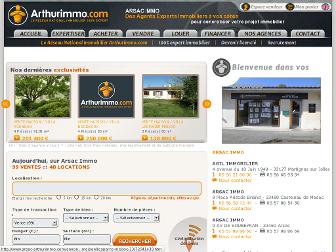 arsac-arthurimmo.com website preview
