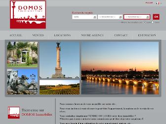 domos-immobilier.fr website preview