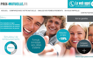 prix-mutuelle.fr website preview