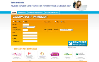 tarif-mutuelle.eu website preview