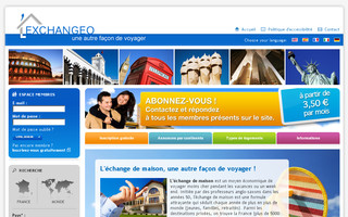 exchangeo.fr website preview