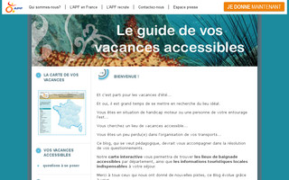 vacances-accessibles.apf.asso.fr website preview