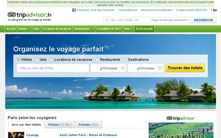 tripadvisor.fr website preview