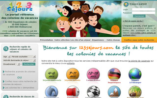 123sejours.com website preview