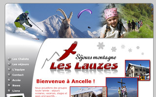 leslauzes.fr website preview