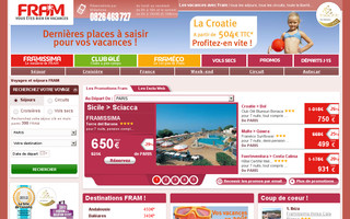 fram.fr website preview