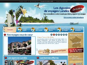 voyages-landes.fr website preview