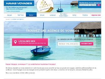 agences.havas-voyages.fr website preview
